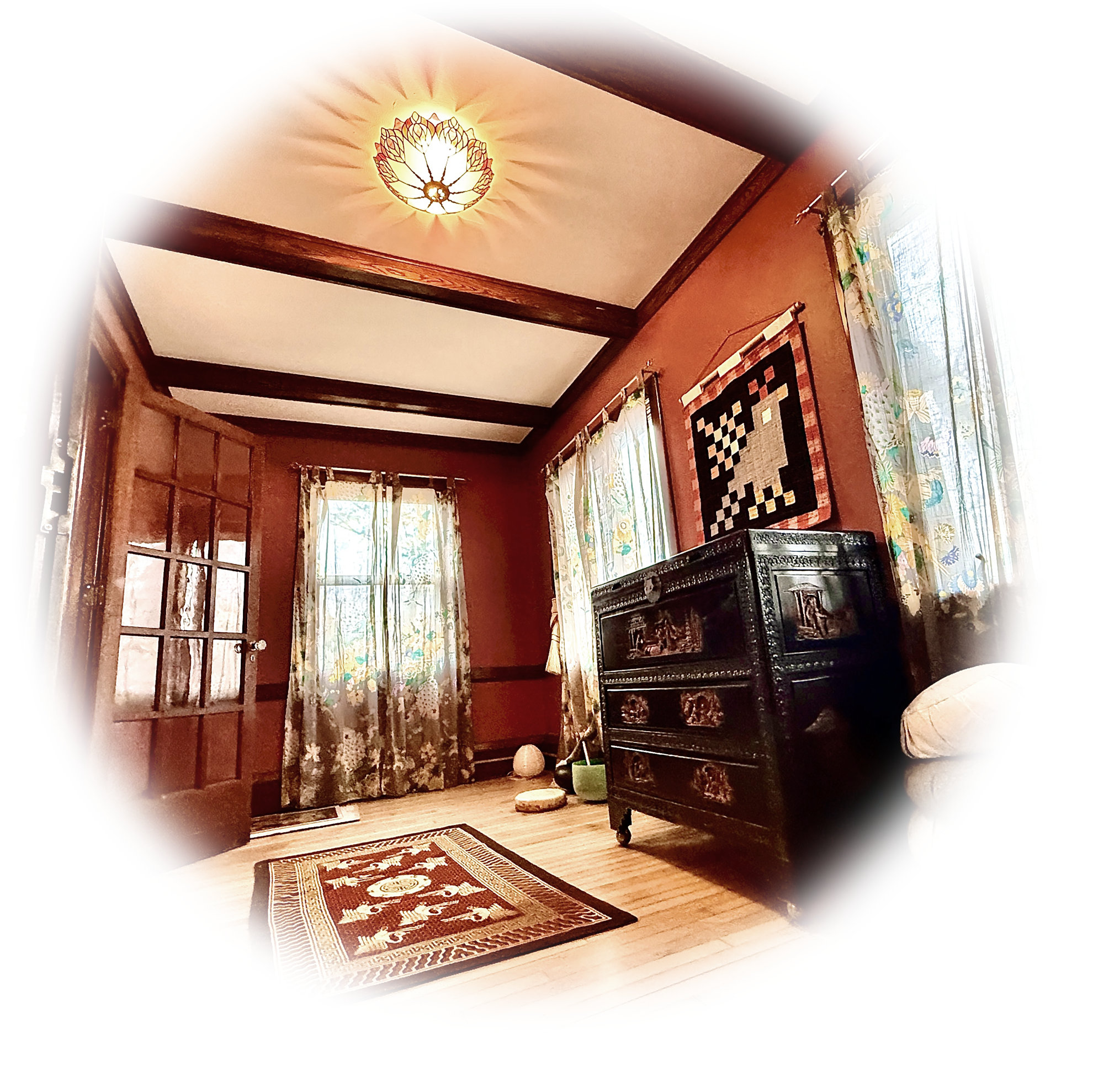 Upstairs healing space